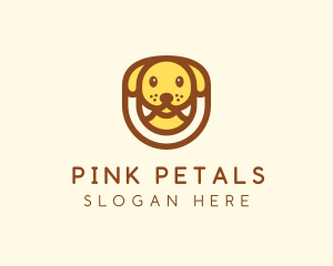 Cute Puppy Dog logo design