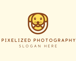 Cute Puppy Dog logo design