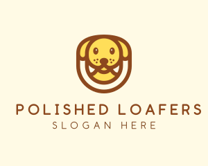 Cute Puppy Dog logo design