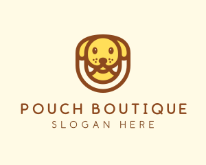 Cute Puppy Dog logo design