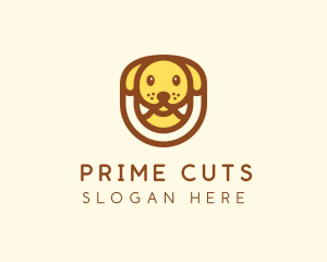 Cute Puppy Dog logo design