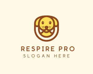 Cute Puppy Dog logo design