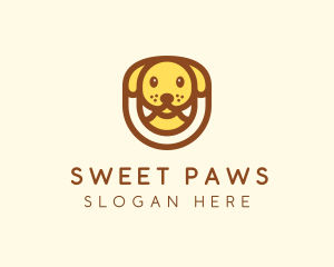 Cute Puppy Dog logo