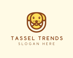 Cute Puppy Dog logo design