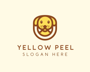 Cute Puppy Dog logo design