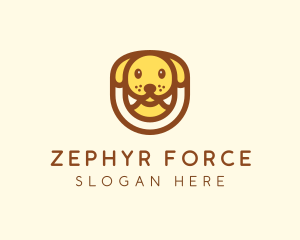 Cute Puppy Dog logo design