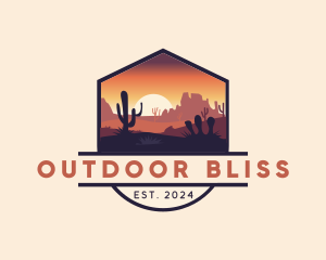 West Desert Landscape logo design