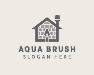 Masonry House Brick logo design