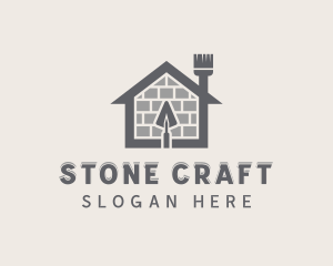 Masonry House Brick logo design