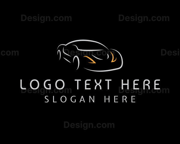 Race Car Vehicle Logo