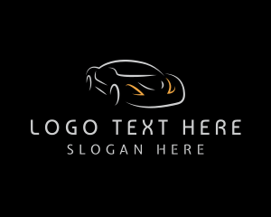 Race Car Vehicle logo