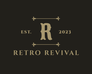 Vintage Retro Boutique logo design