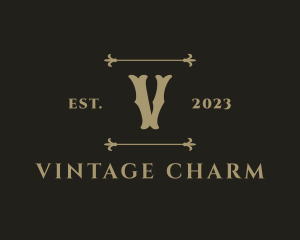 Vintage Retro Boutique logo design