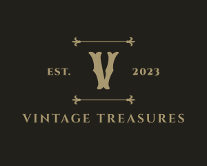 Vintage Retro Boutique logo design