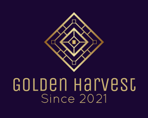 Golden Maze Hotel  logo design