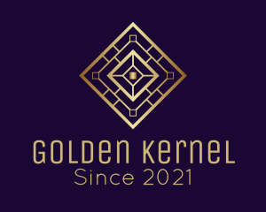 Golden Maze Hotel  logo design