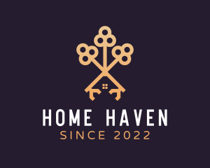 Triple House Key logo