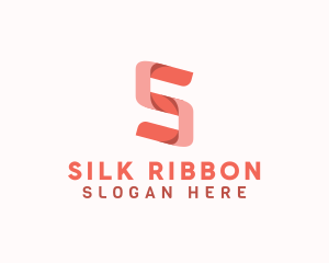 3D Ribbon Media Letter S  logo design