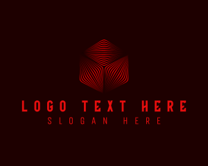 Geometry - Tech Cyber Cube logo design