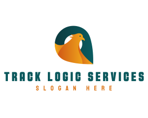 Bird Tracking Pin logo