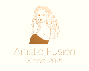 Woman Makeup Artist logo design