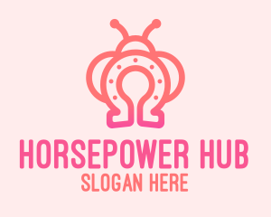 Lucky Horseshoe Bug logo design