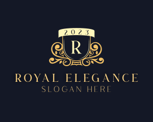 Elegant Royal Shield logo design