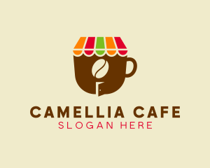 Cafe Coffee Bean logo design