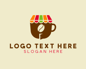 Cafe Coffee Bean Logo