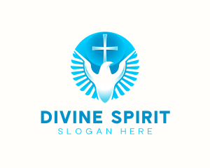 Divine Cross Bird logo