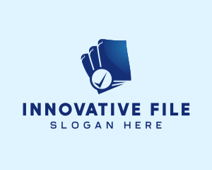 File Check Certificate logo design