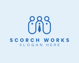 Coworking Employee Job  logo design