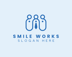 Coworking Employee Job  logo design