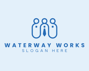 Coworking Employee Job  logo design