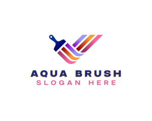 Paint Brush Renovation logo design