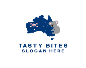 Australian Koala Map logo