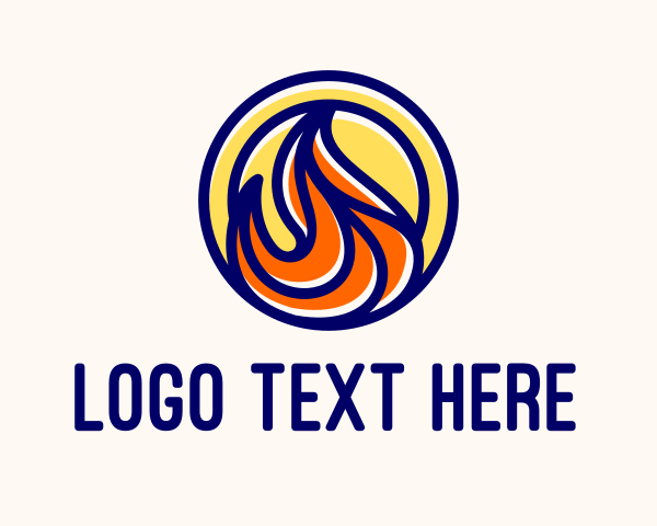 Torch logo example 2
