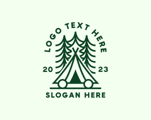 Forest - Forest Camping Tent logo design