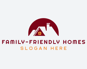 House Roof Residence logo design