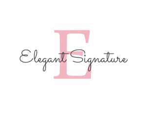 Classy Feminine Fashion logo design