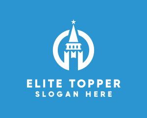 Modern Tower Castle logo design