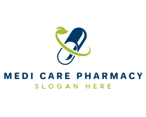 Eco Pill Pharmacy logo design