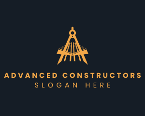 Industrial Compass Architect logo design