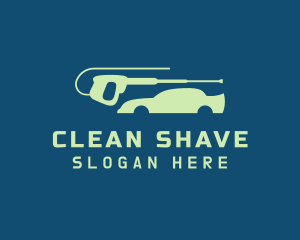 Car Pressure Washer Cleaning logo design