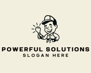 Electrician Handyman Repair logo design