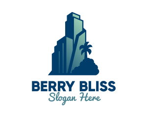 Tropical City Building  logo design