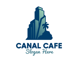 Tropical City Building  logo design