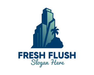 Tropical City Building  logo design