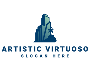 Tropical City Building  logo design