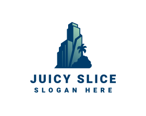 Tropical City Building  logo design